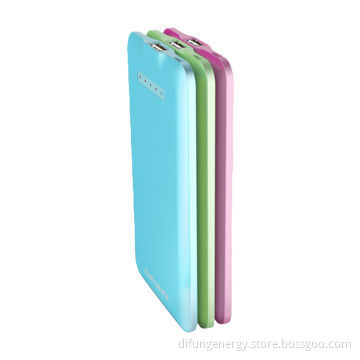 Wallet power bank, ultra-thin design, portable slim size only 7.85mm thickness